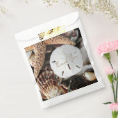 サンドドルシーシェル結婚式パーティー好意バッグ フェイバーバッグ (封をした状態)