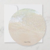 サンドドルズカップルシャワー婚約パーティ 招待状 (裏面)