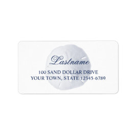 サンドドルネイビーブルー ラベル