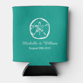 サンドドルビーチの宛先ウェディングカンクーラー 缶クーラー