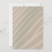 サンドドルビーチをテーマにした結婚式招待状 招待状 (裏面)