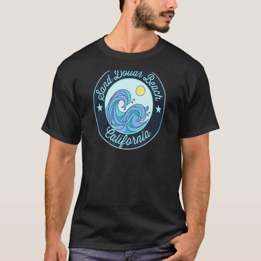 サンドドルビーチカカリフォルニアサミナリー航海の Tシャツ (正面)