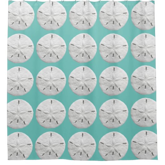 サンドドルビーチシャワーカーテン シャワーカーテン (正面)