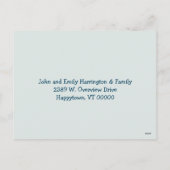 サンドドルビーチハッピーニューイヤー写真はがき シーズンポストカード (裏面)