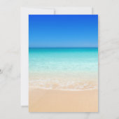 サンドドルビーチフロリダ結婚ズ 招待状 (裏面)