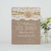 サンドドルビーチブライダルシャワーレシピ分周器 (スタンド正面)