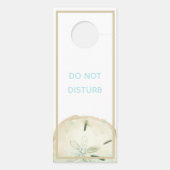 サンドドルビーチ結婚式たった今結婚しました賛成 ドアノブサイン (裏面)