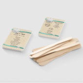 サンドドルビーチ結婚式プログラムファン ハンドファン (組立なし)