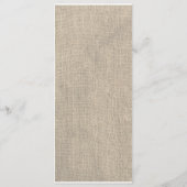 サンドドルビーチ結婚式メニュー メニュー (裏面)