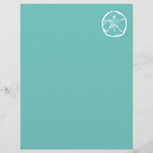 サンドドルビーチ結婚式文房具 (正面)