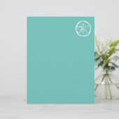 サンドドルビーチ結婚式文房具 (スタンド正面)