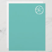 サンドドルビーチ結婚式文房具 (正面/裏面)