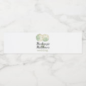 サンドドルビーチ結婚式 ペットボトルラベル (シングルラベル)