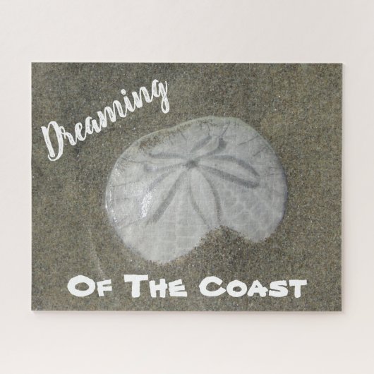 サンドドルフォトウェットサンドビーチ自然沿岸 ジグソーパズル (横)