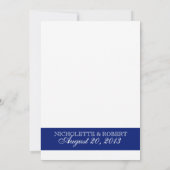 サンドドルブルー結婚ズ 招待状 (裏面)