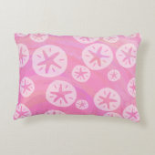 サンドドルホワイトとピンク アクセントクッション (裏面)