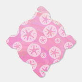 サンドドルホワイトとピンク フェイバーボックス (折り畳みなし)