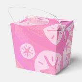 サンドドルホワイトとピンク フェイバーボックス (裏面サイド)