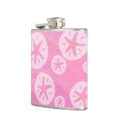 サンドドルホワイトとピンク フラスク (左)