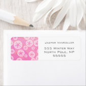 サンドドルホワイトとピンク ラベル (インサイチュ)