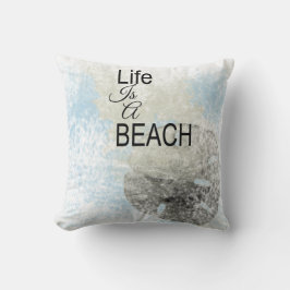 サンドドルライフはビーチ引用文 |装飾用クッション クッション