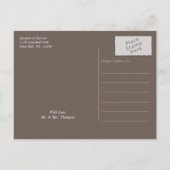 サンドドルレース、ヴィンテージビーチ日付を保存 案内ポストカード (裏面)