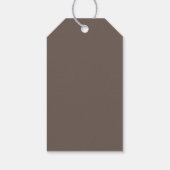 サンドドルレース、ヴィンテージビーチ結婚式の好意 ギフトタグ (裏面)