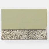 サンドドルレース、ヴィンテージビーチ結婚式 ゲストブック (裏面)