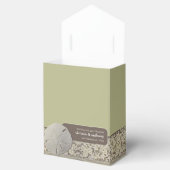 サンドドルレース、ヴィンテージビーチ結婚式 フェイバーボックス (オープン)