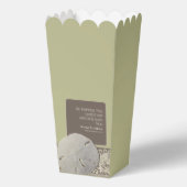 サンドドルレース、ヴィンテージビーチ結婚式 フェイバーボックス (正面)