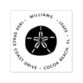 サンドドル差出人住所 セルフインキングスタンプ (デザイン)