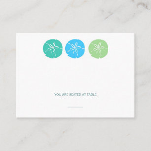 サンドドル座席表 プレイスカード