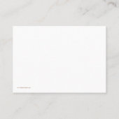 サンドドル座席表 プレイスカード (裏面)