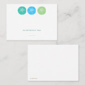 サンドドル座席表 プレイスカード (正面/裏面)