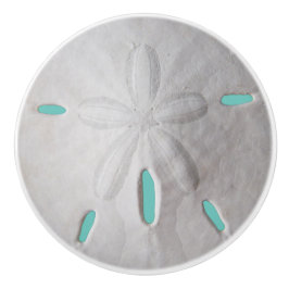 サンドドル海ビーチサマーターコイズホワイトco セラミックノブ