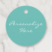 サンドドル海ビーチ夏ターコイズ白 フェイバータグ (裏面)