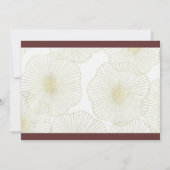 サンドドル結婚式招待状 招待状 (裏面)