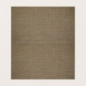 サンドドル&バーラップジュエリーディスプレイカード 名刺 (内部フラット)