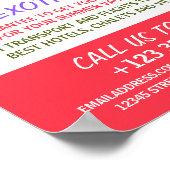 サンドドル、ヒトデ、シーホース、旅行代理店 ポスター (角)