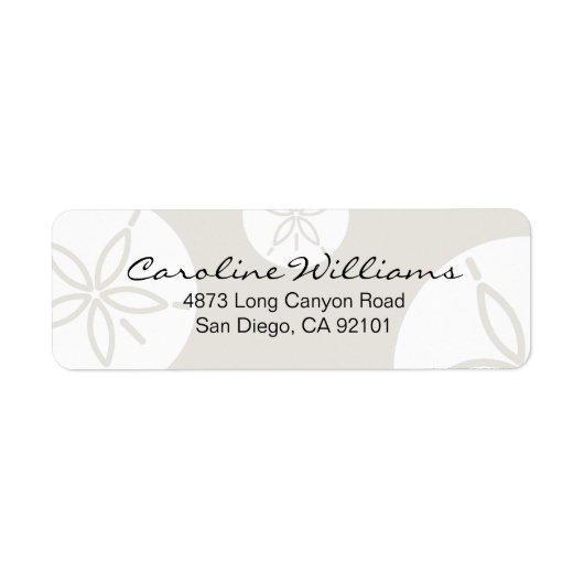 サンドドル ラベル (正面)