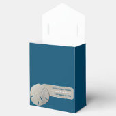 サンドドル、海ブルービーチ結婚式 フェイバーボックス (オープン)