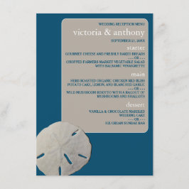 サンドドル、海ブルービーチ結婚式 メニュー