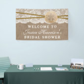 サンドド素朴ルビーチブライダルシャワー 横断幕 (トレードショー)