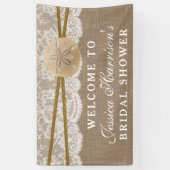 サンドド素朴ルビーチブライダルシャワー 横断幕 (縦)