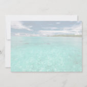 サンドド結婚ルターコイズ水サンキューカード サンキューカード (裏面)