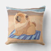 サンドノースシーチャウチャウ装飾用クッション クッション (正面)