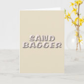 サンドバガーのクリームのグリーティングカード カード (黄色い花)