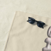 サンドバガークリームビーチタオル ビーチタオル (インサイチュ)