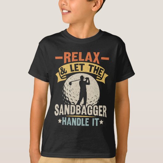 サンドバガーゴルフサンドバガー Tシャツ (正面)