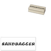 サンドバガー長方形の小さなゴム印 ラバースタンプ (押印)